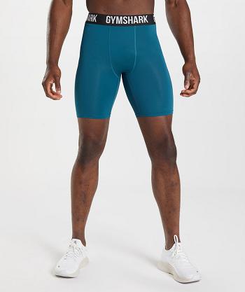Pánské Šortky Gymshark Element Baselayer Blankyt | CZ 2192HAP
